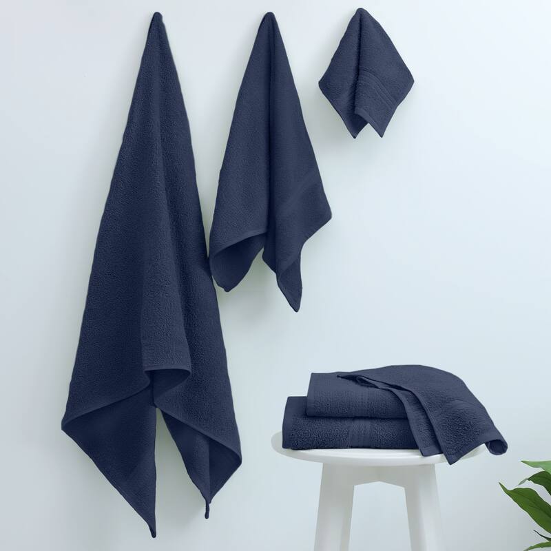 Superior Miami 100% Cotton 6-Piece Towel Set - Lightweight & Quick Drying