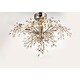 preview thumbnail 2 of 2, Cluster 28.5" Wide Steel Semi Flush Mount Ceiling Light - Polished Nickel