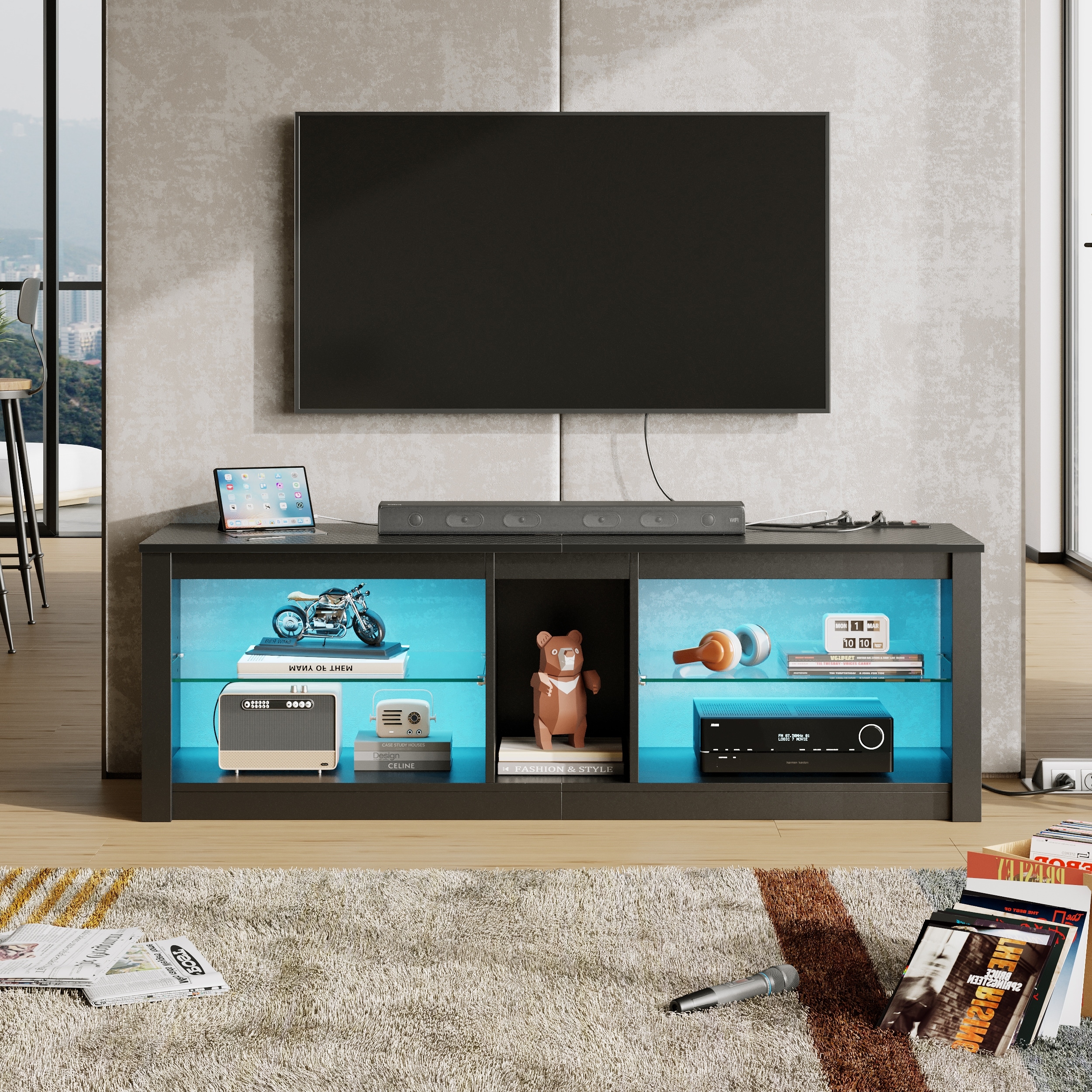 Led tv stand price discount