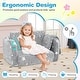 preview thumbnail 16 of 28, Costway 2-in-1 Kids Couch Folding Toddler Chair with Blanket Gift for - See Details