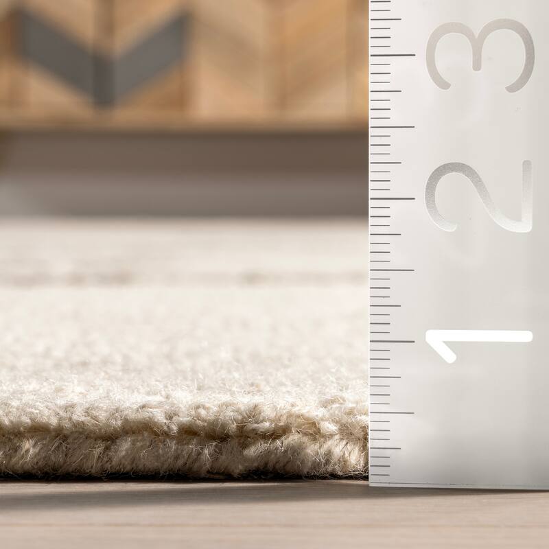 Mulholland Textured Wool Area Rug Area Rug