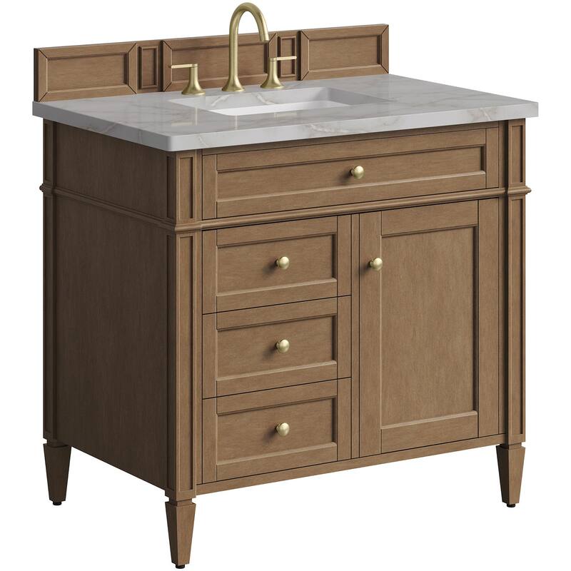 James Martin Vanities 655-V36-3VSL Brittany 36" Free Standing Single