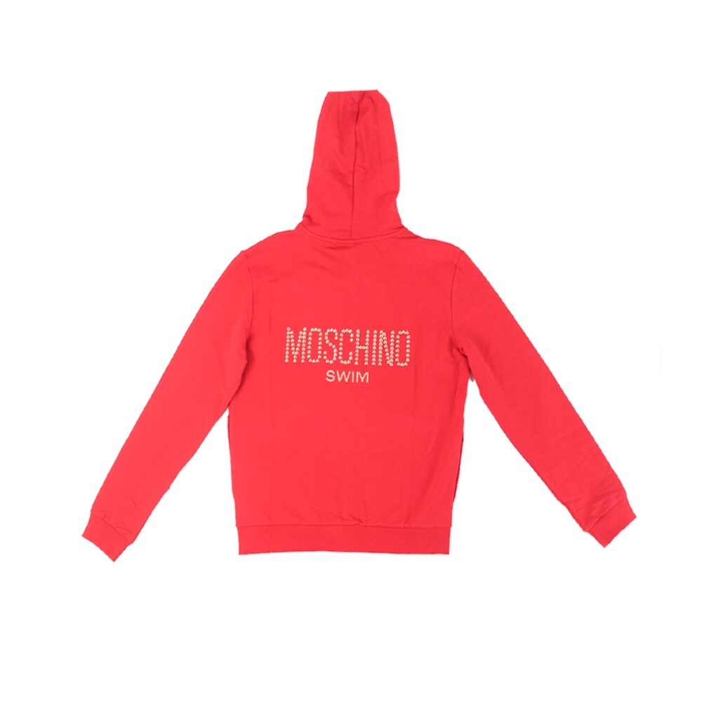 moschino hooded sweatshirt