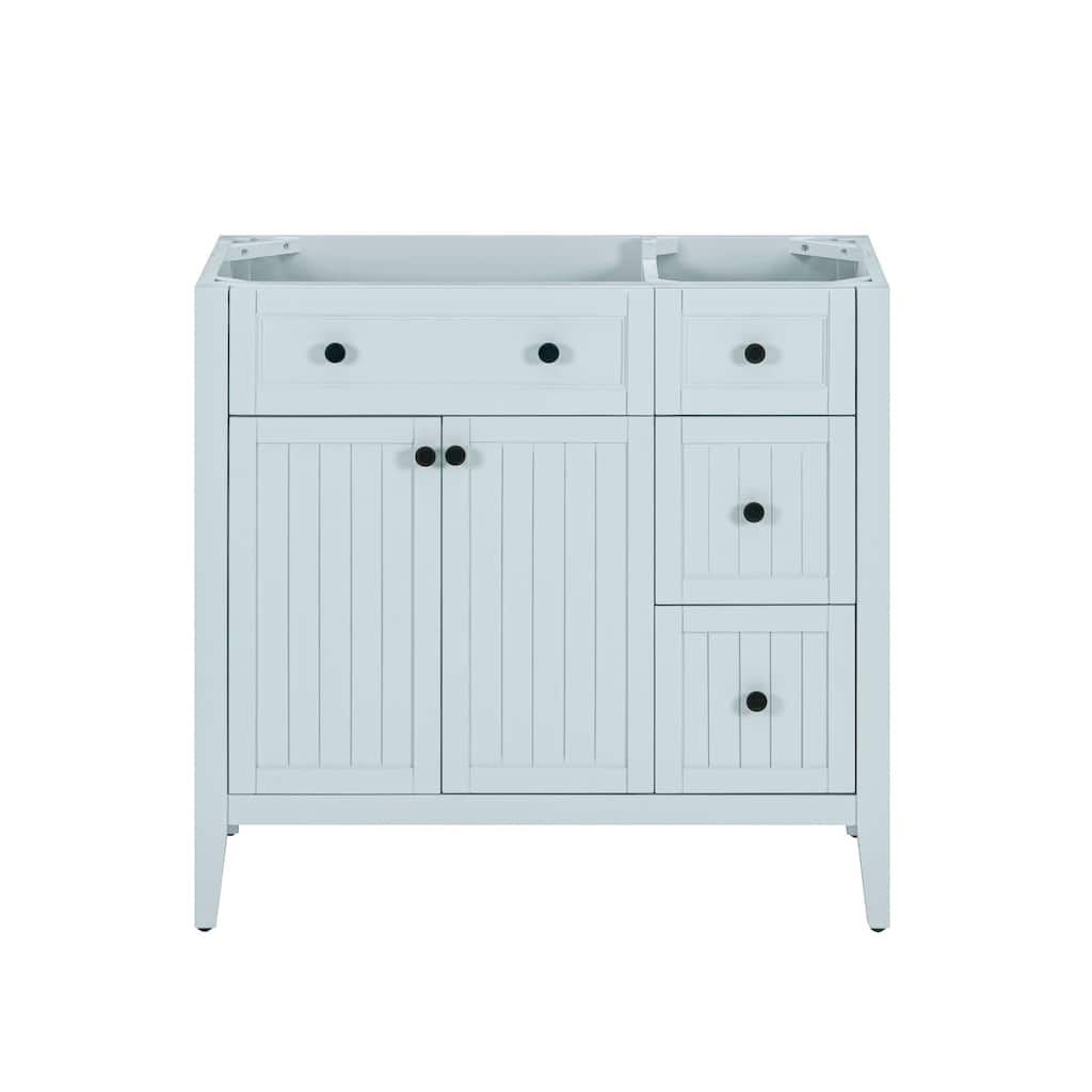 Avanity LAYLA-V36 Layla 36" Single Free Standing Vanity Cabinet Only - Ice Blue