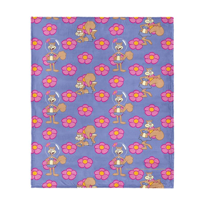 Nickelodeon Spongebob Squarepants Silk Touch Throw Blanket