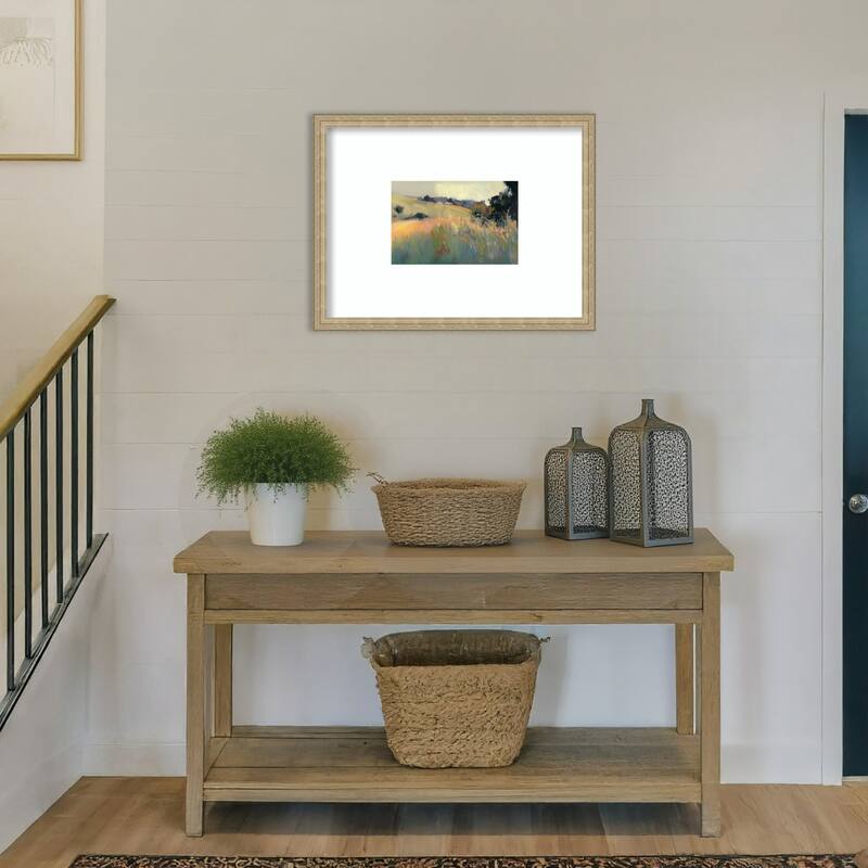 Tranquil Plains No. 2 by Elara Yasna Wood Framed Wall Art Print