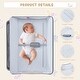 preview thumbnail 4 of 23, Foldable Baby Changing Table with 2 Drawers