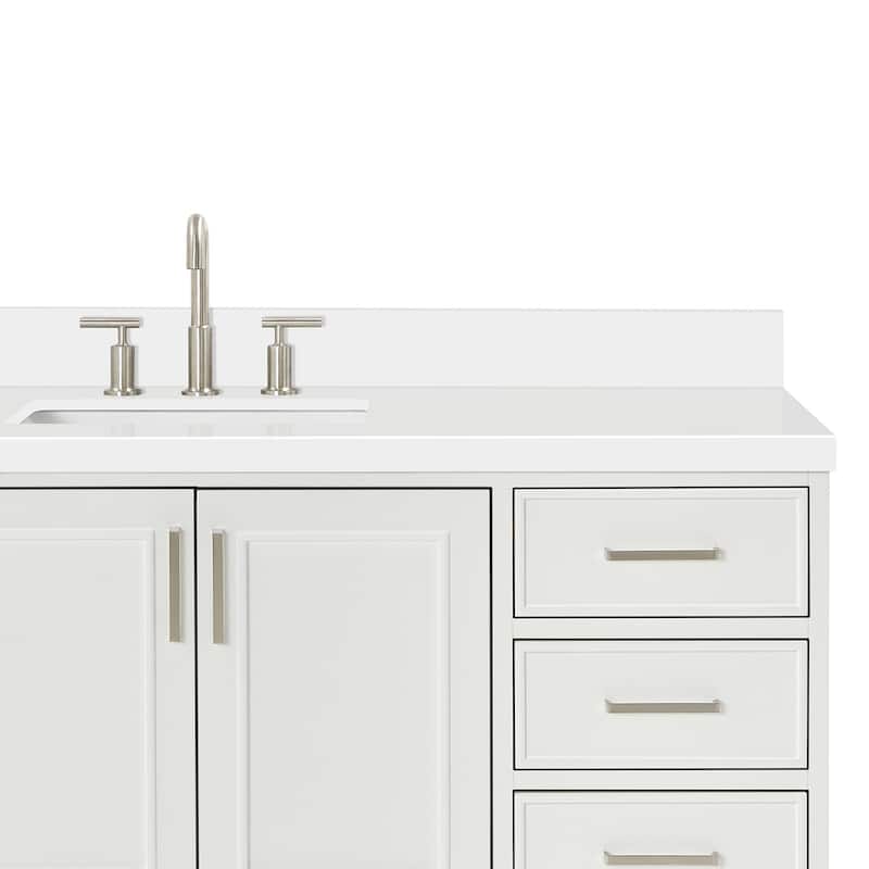 Ariel M061SWQRVO Stafford 61" Free Standing Single Basin Vanity Set