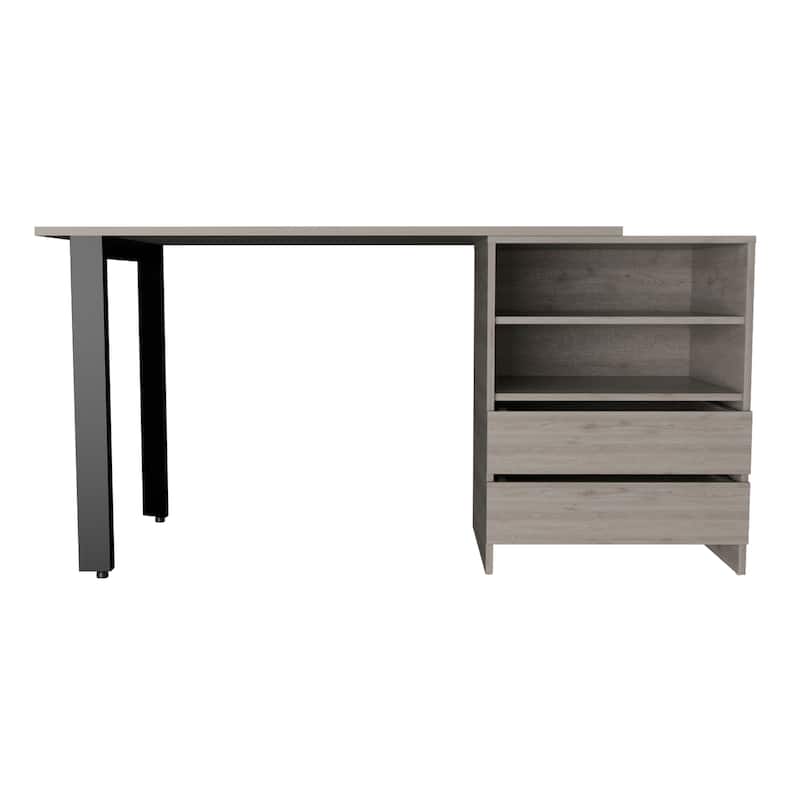 Writing Desk for Office,Living Room ,Apartment, Light Gray - Light Gray