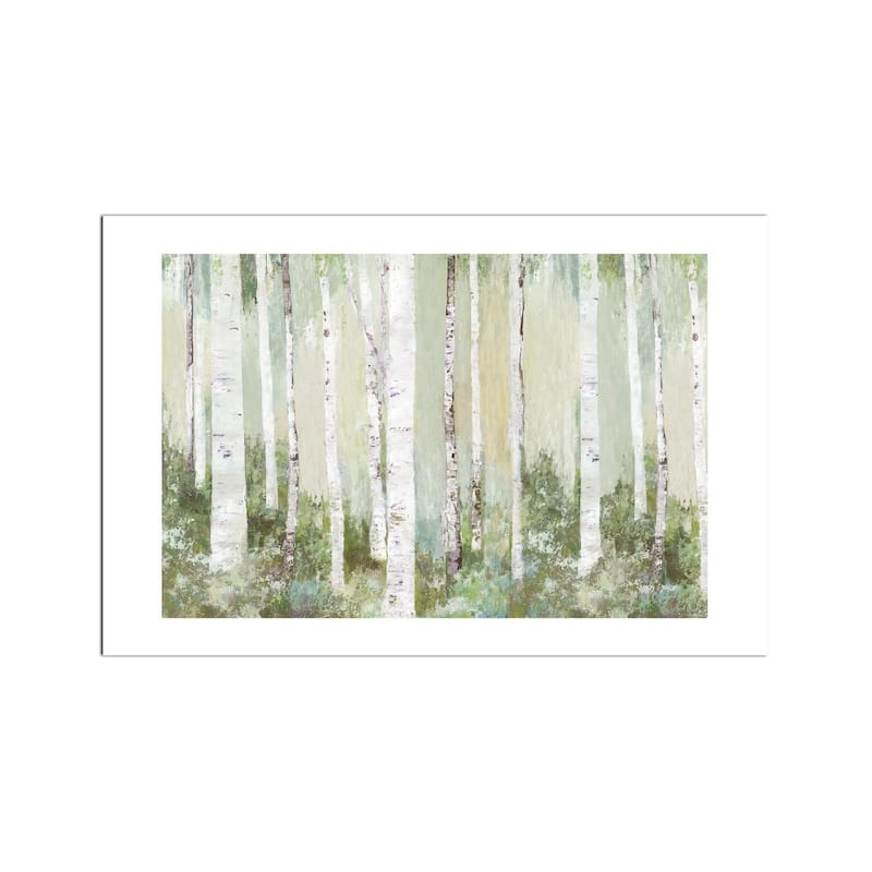 Tranquil Forest Fine Art Paper Print by Allison Pearce - Multi