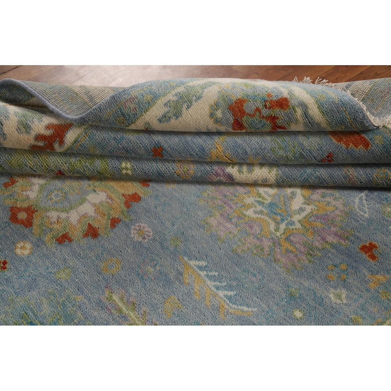 Oushak Oriental Area Rug Handmade Wool Carpet - 7'11"x 9'11"