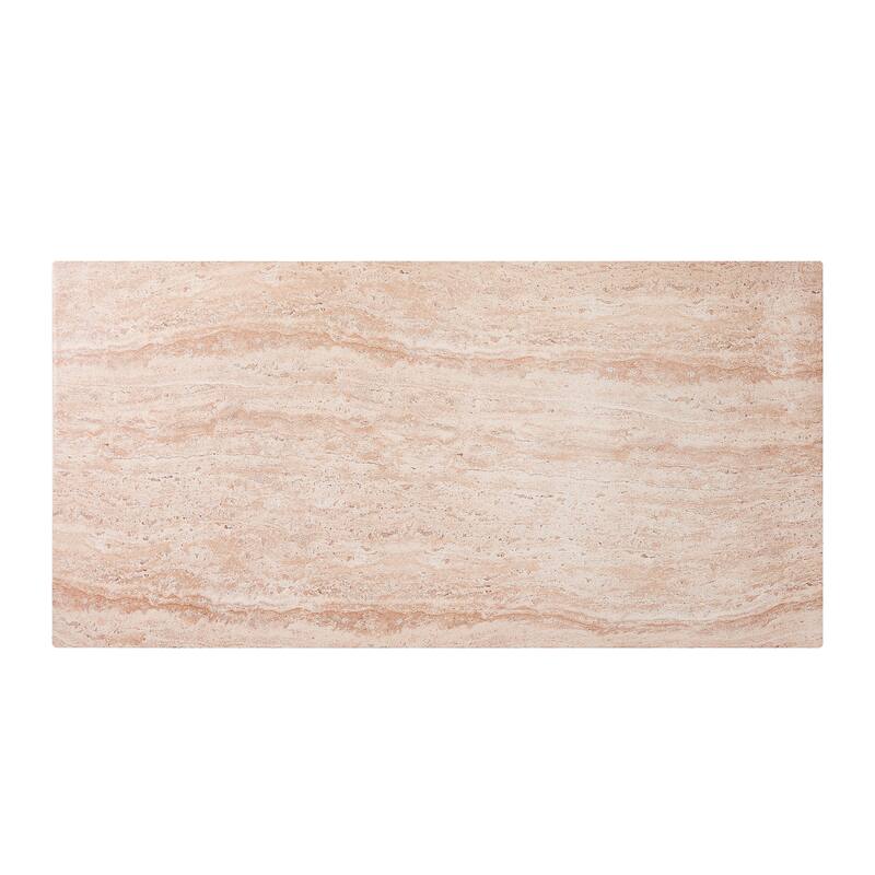 Christopher Knight Home - MGO Brown Rectangular Coffee Table for Indoor and Outdoor Use