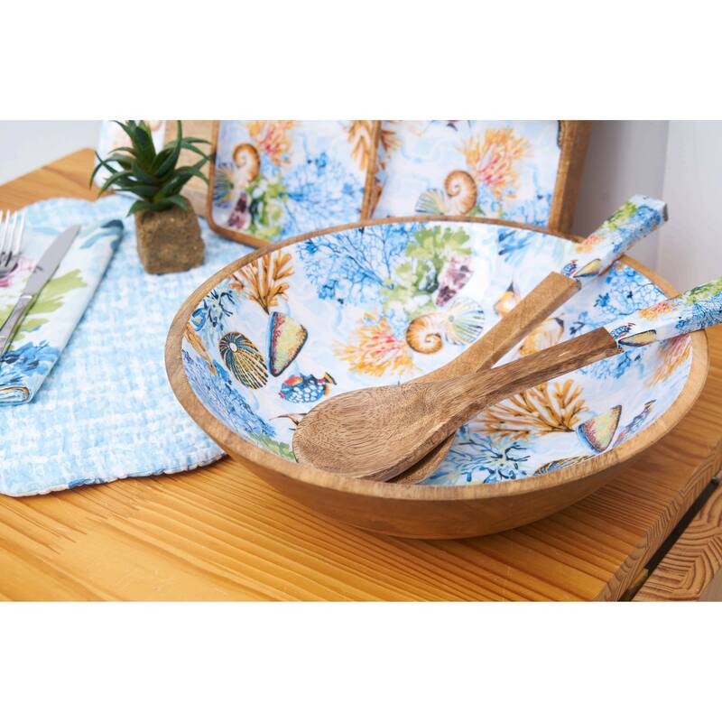 Makena Beach Round Serving Bowl
