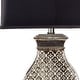preview thumbnail 8 of 7, SAFAVIEH Lighting 30-inch Royal Spain Silver Finish Table Lamp (Set of 2) - 16"x11"x29"