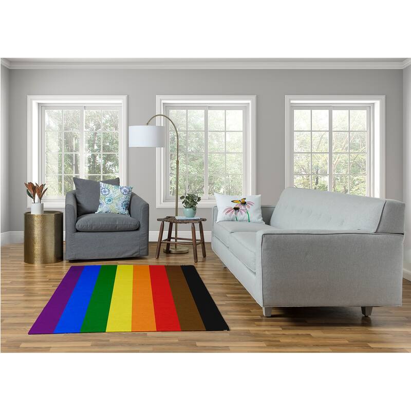 Inclusive Pride Chenille Rug