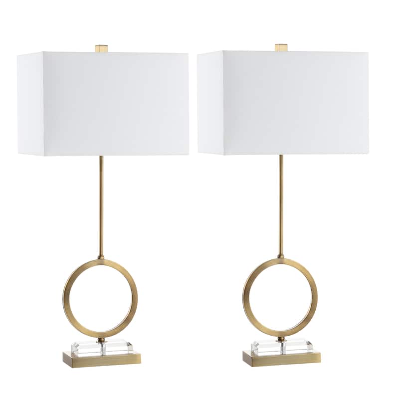 SAFAVIEH Lighting Shino 32-inch LED Table Lamp (Set of 2) - 15" W x 10" L x 31.5" H - 15Wx10Dx32H