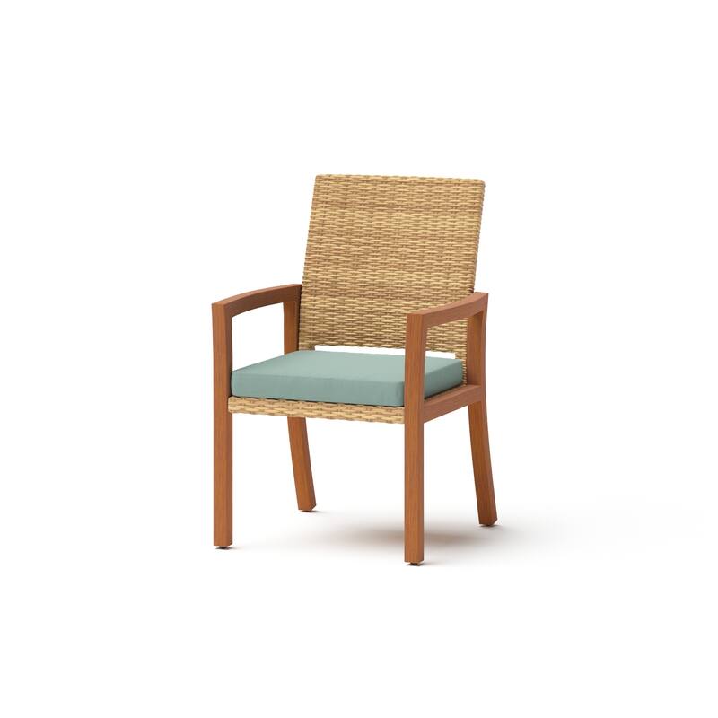Mili 7 Piece Sunbrella Outdoor Patio Dining Set
