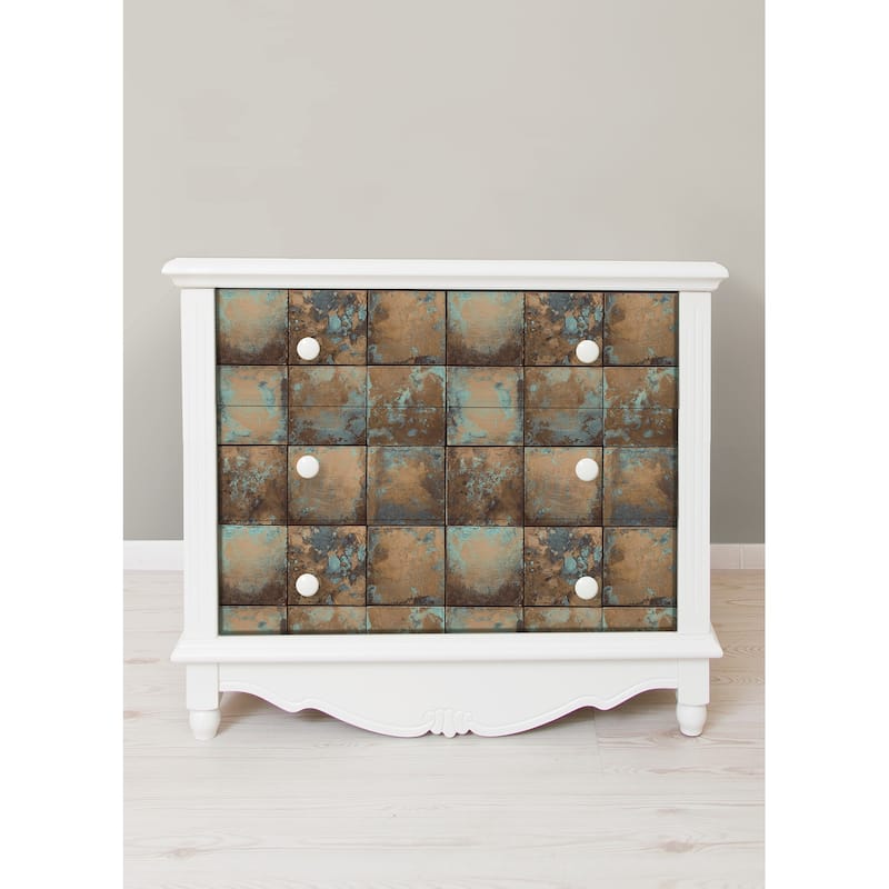 NuWallpaper Metal Sheet Copper Peel and Stick Wallpaper