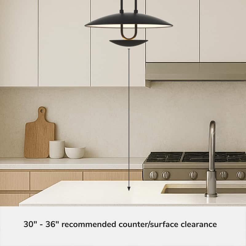 Hunter Sunset Ridge Large Pendant - Entry, Dining Room, Kitchen - Modern, Contemporary, Transitional.