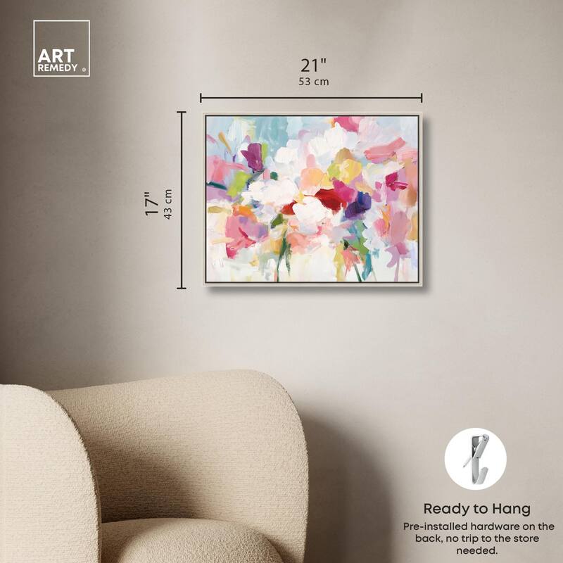 Saturated Colors II Canvas by Art Remedy
