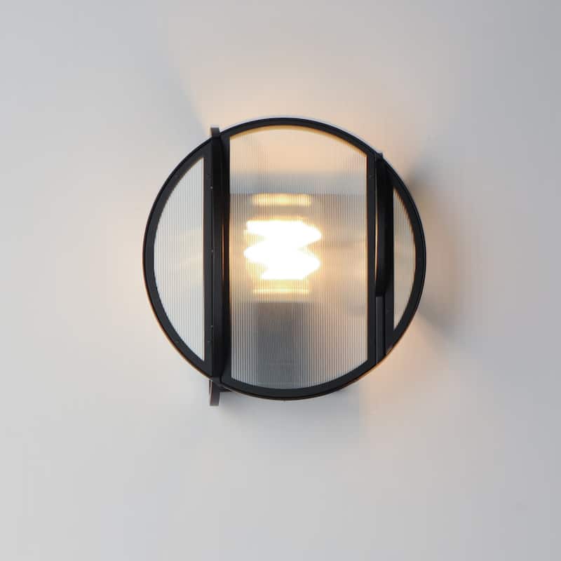 Studio M SM21321 Crux 10" Tall LED Outdoor Wall Sconce with Clear,