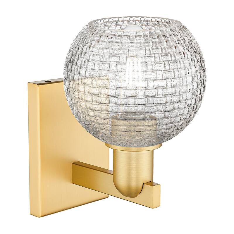 Innovations Lighting Endless Possibilities Arcadia - Athens - 1 Light 6" Basketweave Sconce