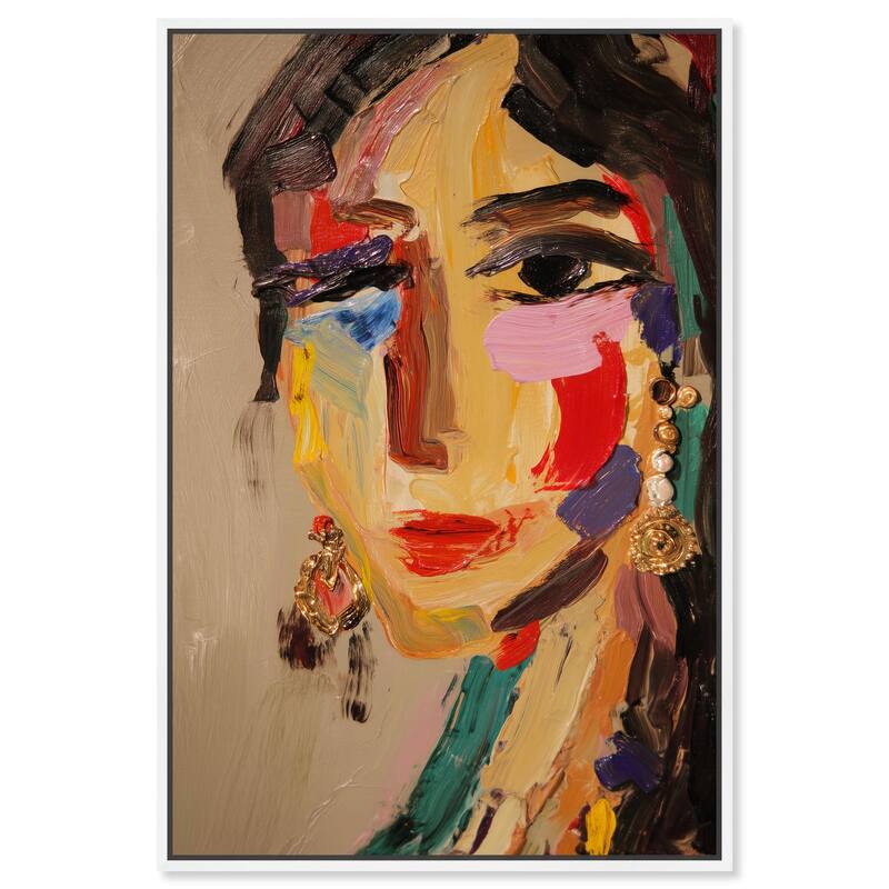 Colorful Expression II Canvas by Art Remedy - White - 16" x 24"