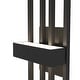 preview thumbnail 18 of 33, Modern Geometric Matte Black LED Flush Mount Wall Sconce Set of 2 or 1