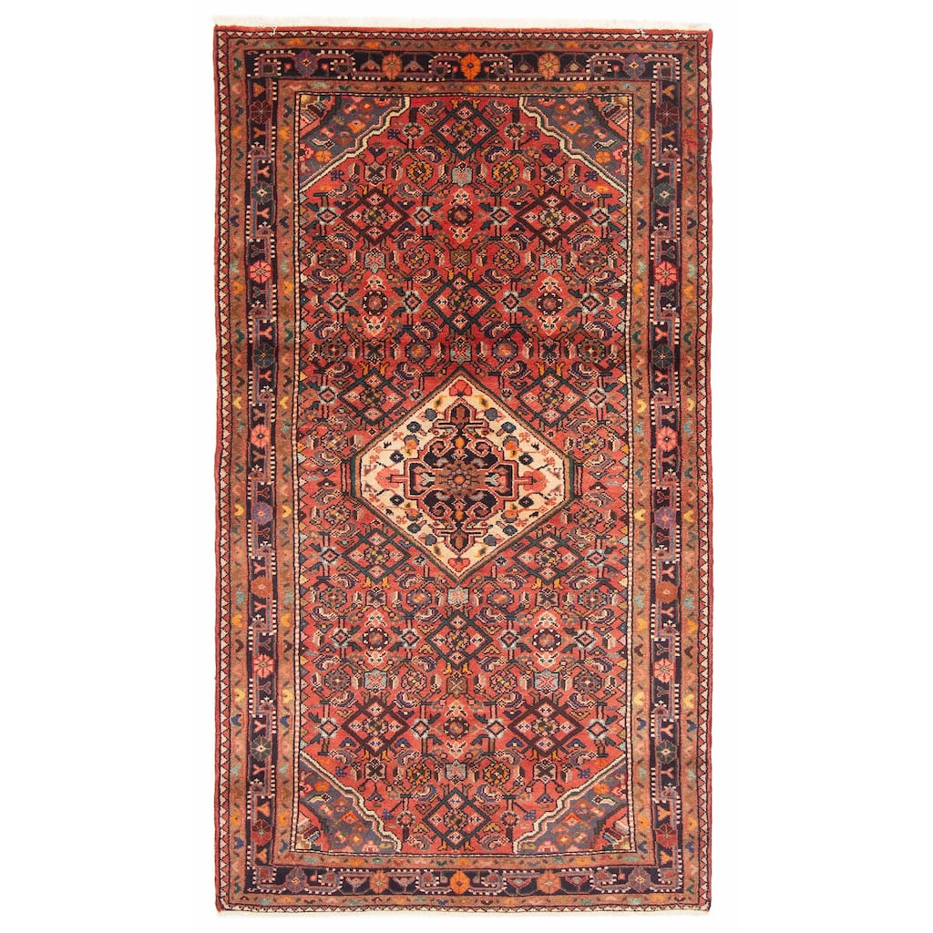 ECARPETGALLERY Hand-knotted Andelz Copper Wool Rug - 3'8 x 6'8