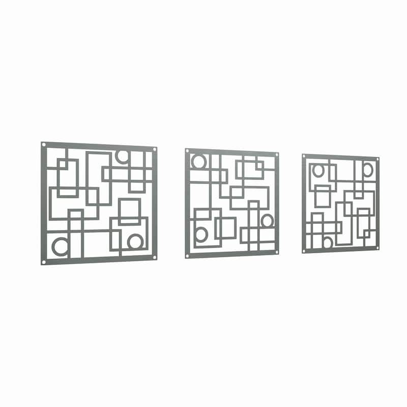 Three Square Stainless Steel Wall Panel