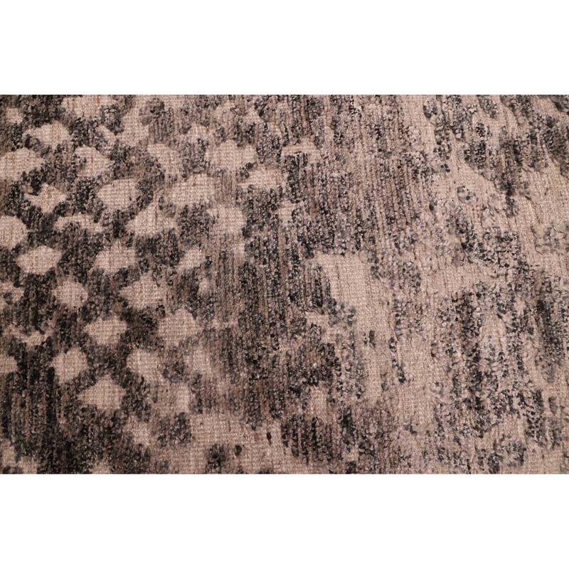 ECARPETGALLERY Hand-knotted Tangier Taupe Wool Rug - 8'3 x 10'3