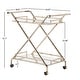 preview thumbnail 9 of 8, Palisade Champagne Gold Bar Cart by iNSPIRE Q Bold