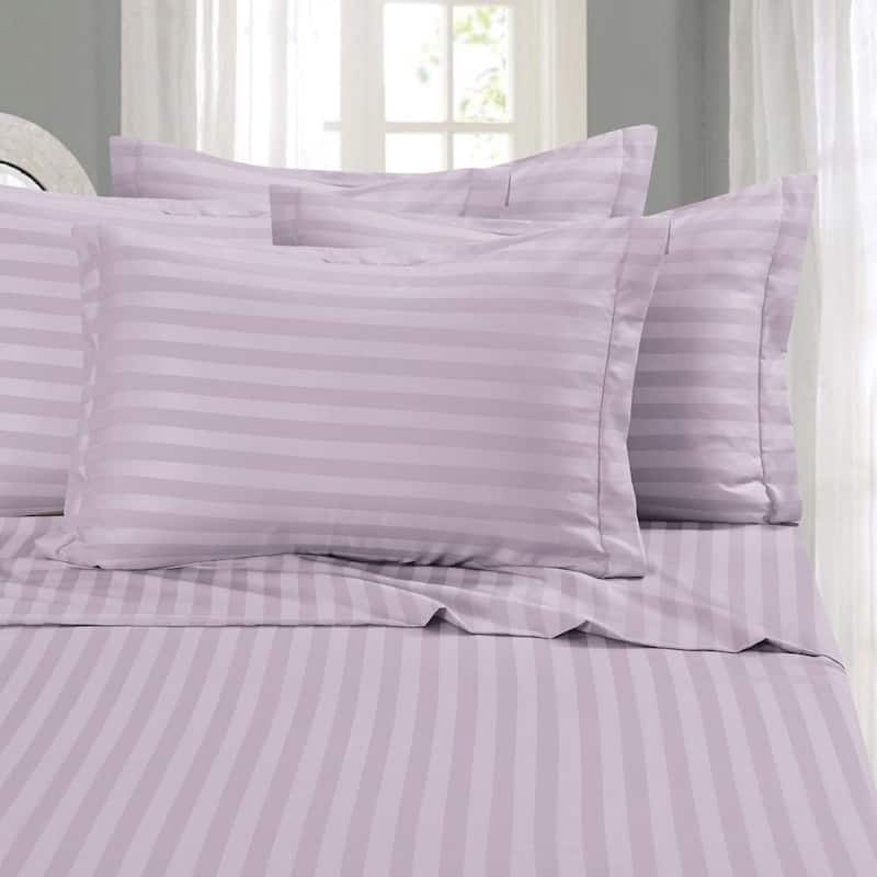 Elegant Comfort Luxurious 6-piece Bed Sheet Set - Full - Lilac