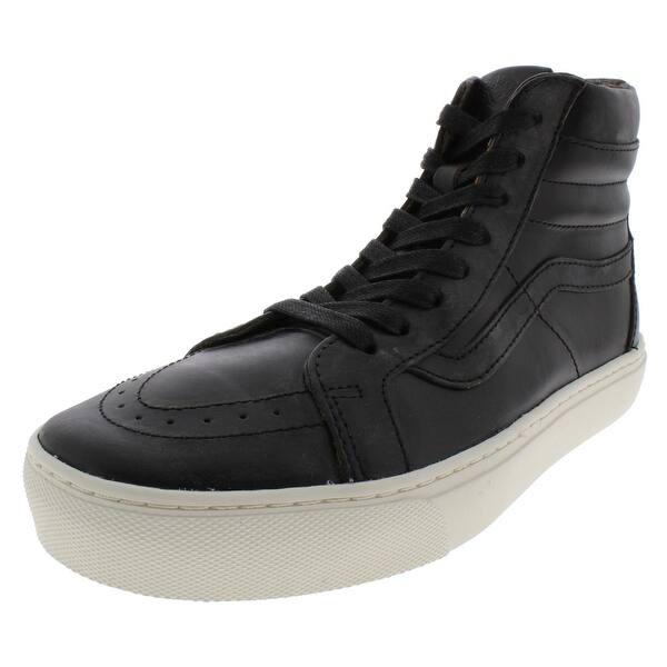 Shop Vans Mens Sk8 Hi Cup Lx High Top Sneakers Leather Lace Up