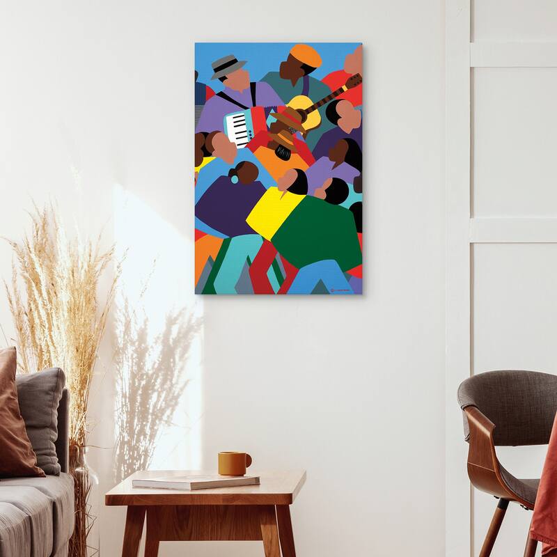Zydeco by Synthia SAINT JAMES Canvas Art Print