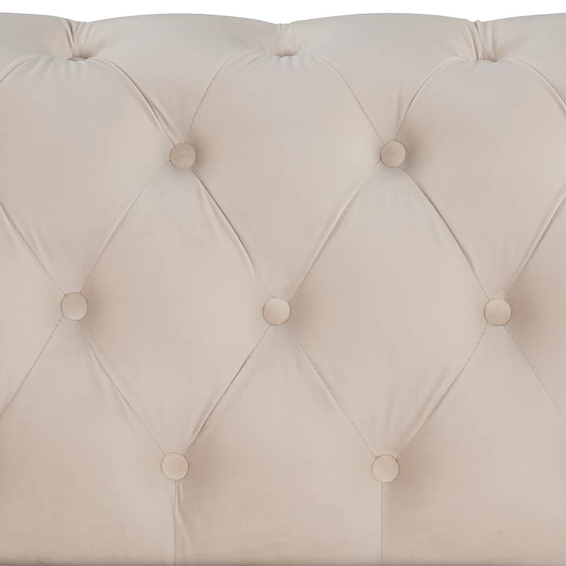 64.3" Velvet Upholstered Loveseat Sofa,Modern Loveseat Sofa with Thick Removable Seat Cushion,2-Person Loveseat Sofa Couch