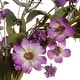 preview thumbnail 3 of 2, National Tree Company 20 inch Artificial Spring Wreath with Purple Daisy Blooms, Lavender Flowers, and Leafy Greens,