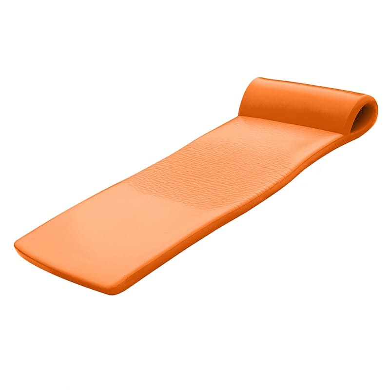 California Sun Deluxe Oversized Unsinkable Foam Cushion Pool Float - Orange