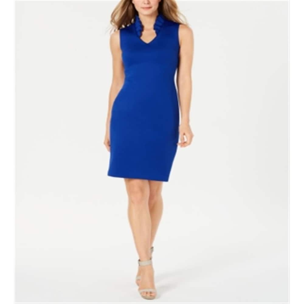calvin klein dress blue NWT Calvin Klein Women's Size 4 Cobalt Blue