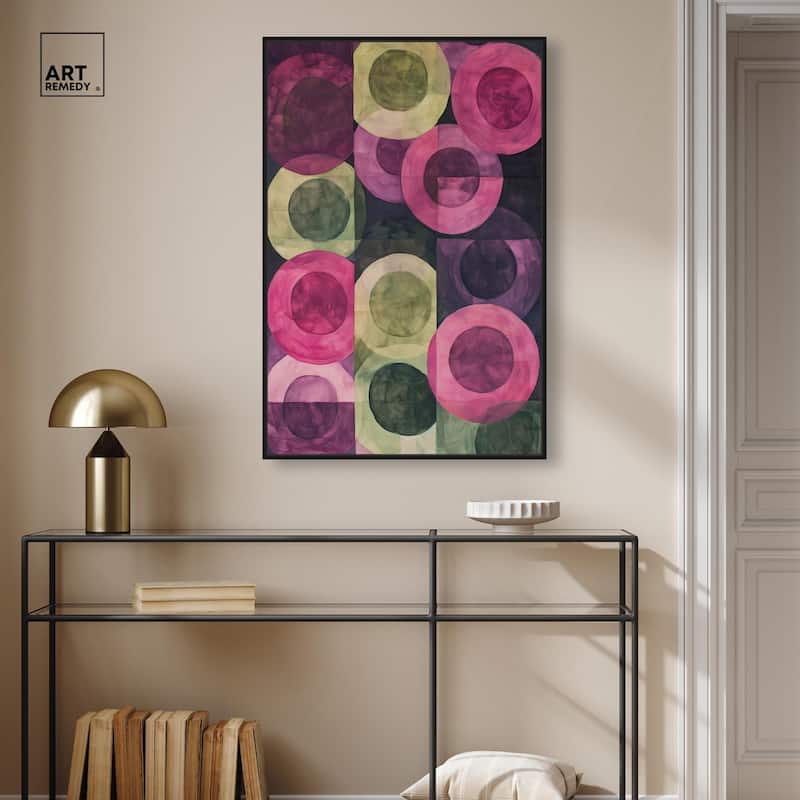Orbital Pattern Canvas by Art Remedy