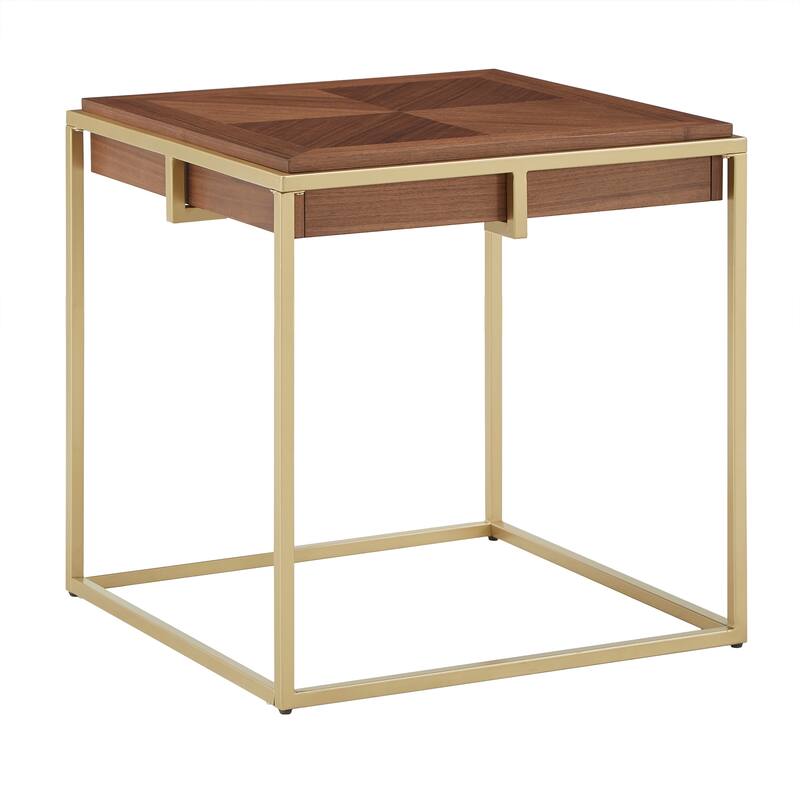 Cooke Square Table Set with Metal Base by iNSPIRE Q Modern