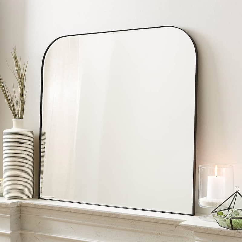 TEHOME Decole Arch Metal Wall Mirror