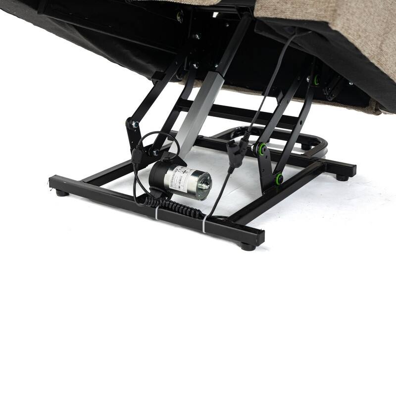 Single Motor Power Lift Recliner Chair with Massage, Heat, and USB Port - 350 lbs Capacity