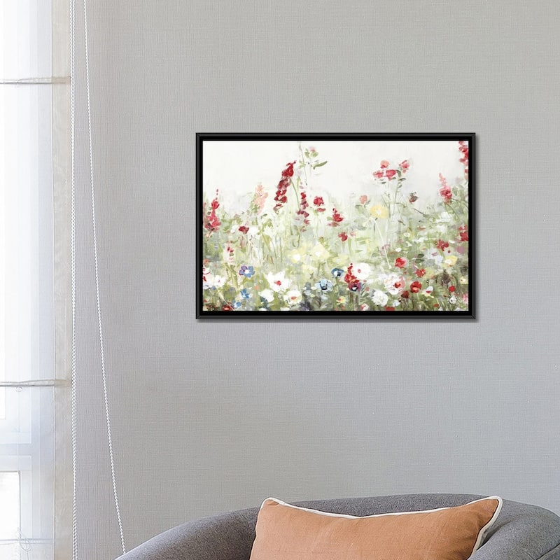 iCanvas "Sweet Spring Meadow" by Sally Swatland Framed Canvas Print