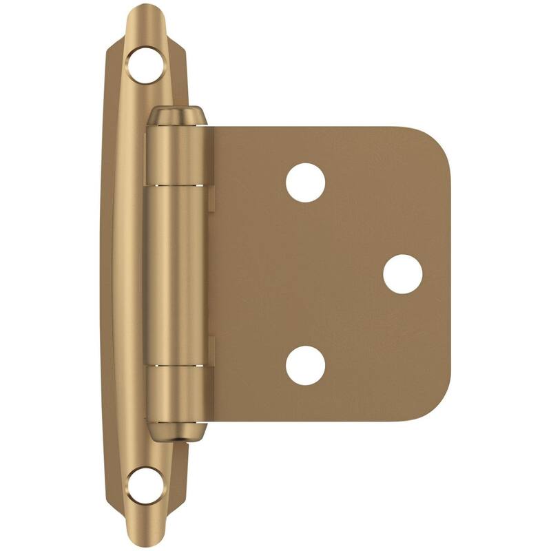 Amerock BP3429 Functional Hardware Variable Overlay Surface Mount - Champagne Bronze - Champagne Bronze
