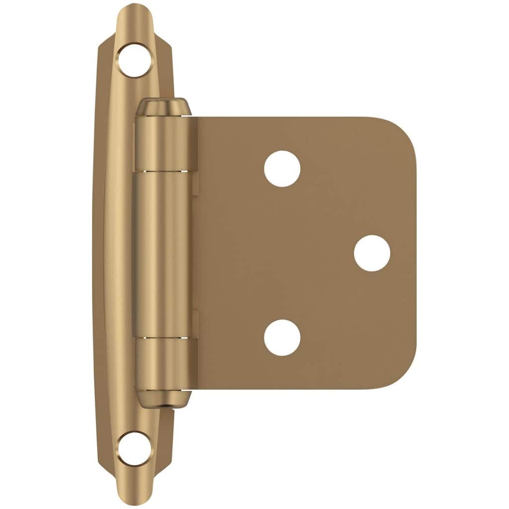 Amerock BP3429 Functional Hardware Variable Overlay Surface Mount - Champagne Bronze