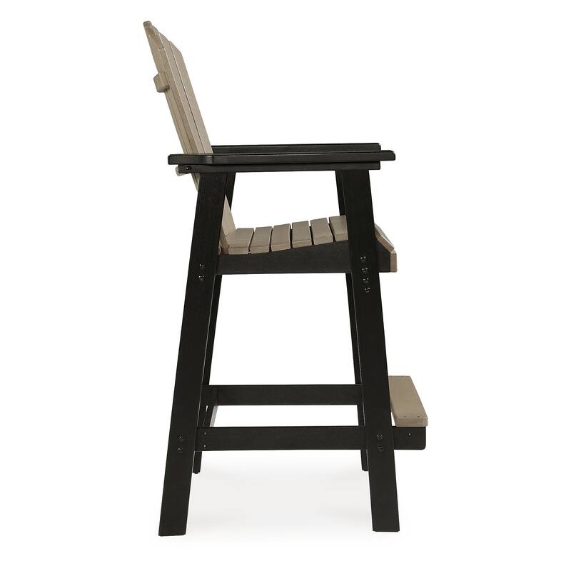 Signature Design by Ashley Fairen Trail Outdoor Poly All Weather Tall Barstool, 2 Count - 26.25" W x 26.75" D x 52" H