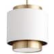 Option Studio White / Aged Brass