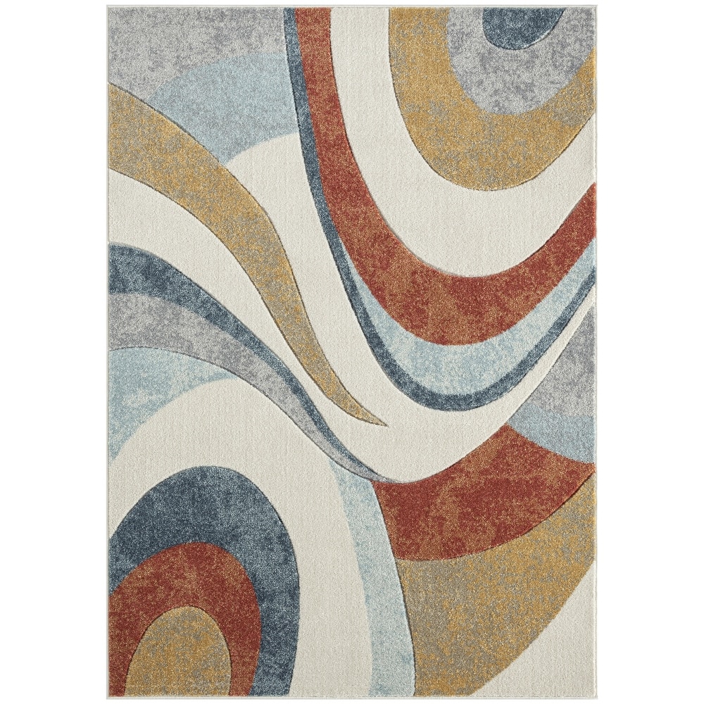 Home Dynamix Tribeca Slade Contemporary Abstract Area Rug