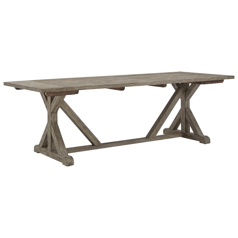 Paloma Antique Grey Reclaimed Wood Dining Set by iNSPIRE Q Artisan